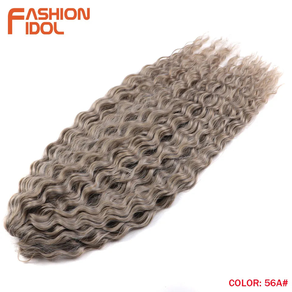 Water Wave Synthetic Crochet Hair - Various Colors Available