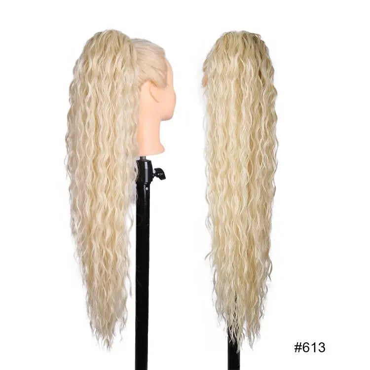 Long Synthetic Clip In Drawstring Ponytails - Various Options Available