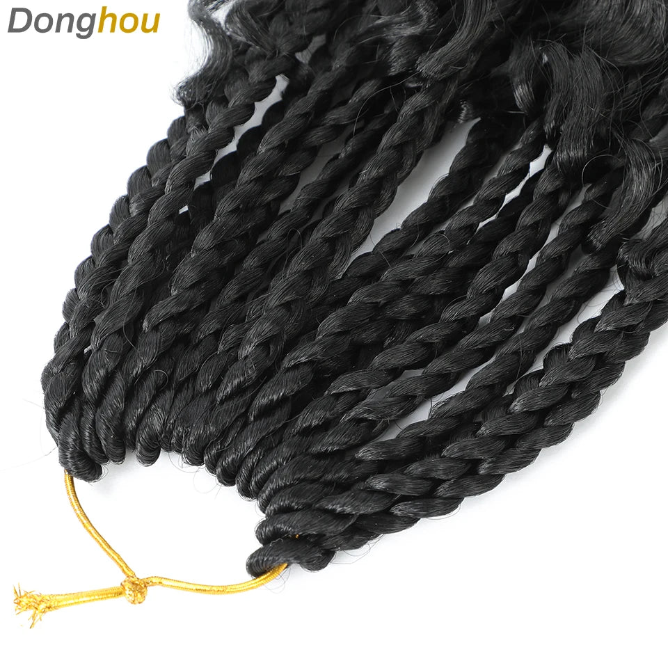 Boho Box Braids Synthetic Crochet Hair