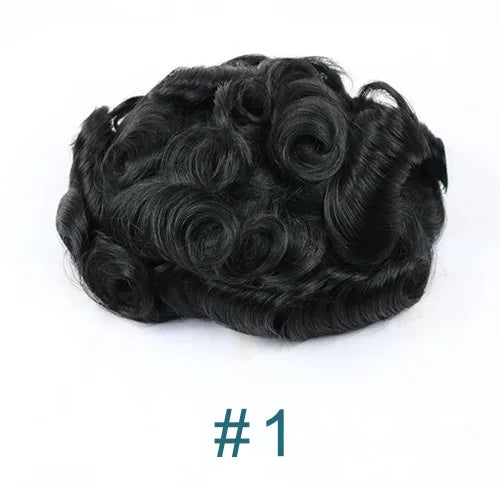 Thin 0.03mm Skin Natural Hairline Vlooped 100% Human Hair Replacement System (Toupee) Various Colors Available
