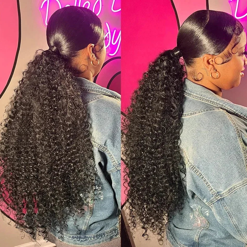 Brazilian Deep Wave Curly - Pre Plucked 360 Lace Front Human Hair Wig