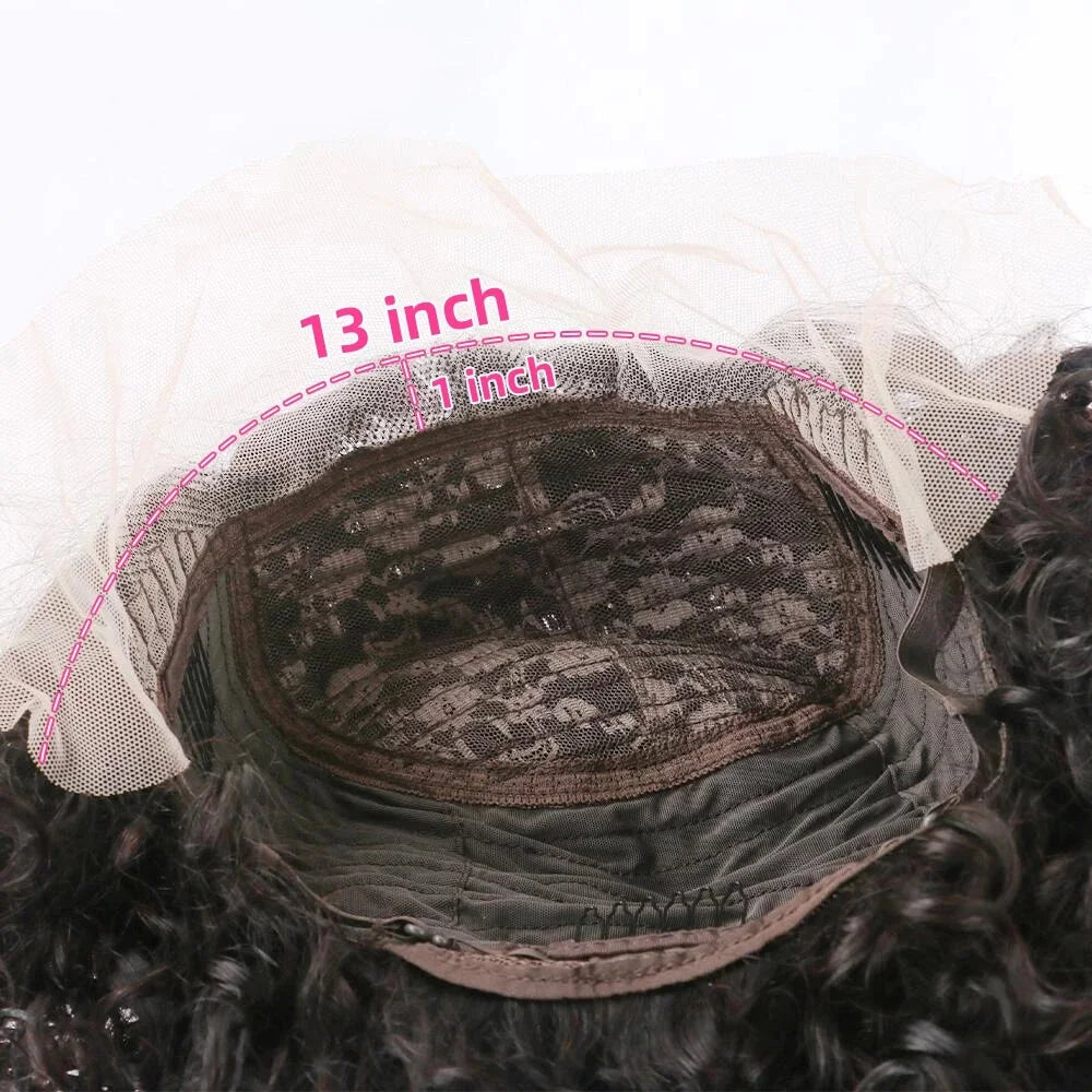 Pixie Cut Spring Curl - Lace Frontal Human Hair Wig - Various Colors Available