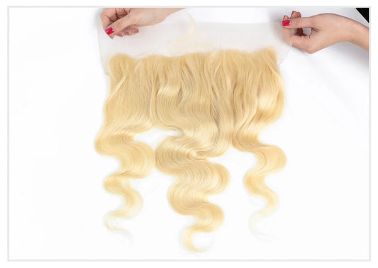 Body Wave Swiss HD Lace Frontal - 613 Blonde, 13x4, 13x6