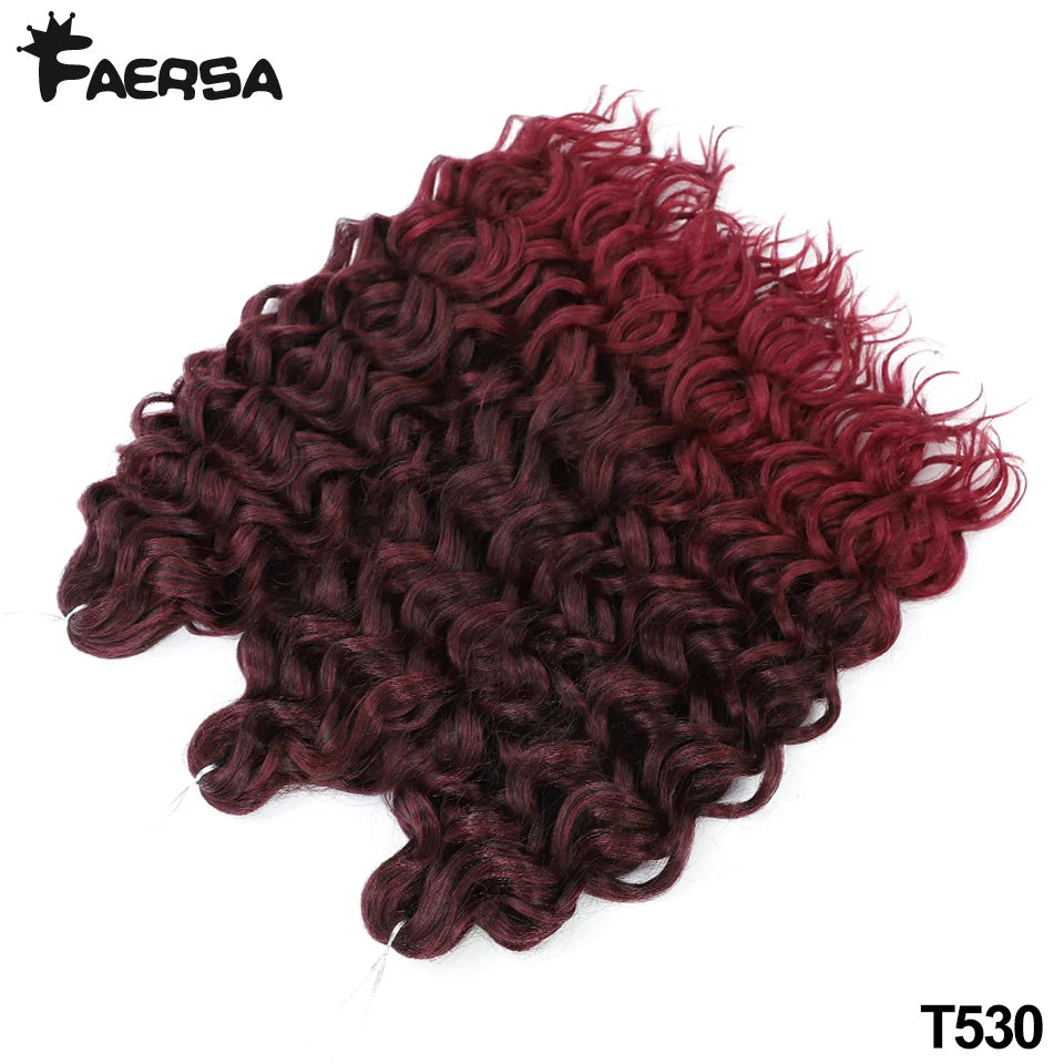 Deep Wavy Twist Synthetic Crochet Hair