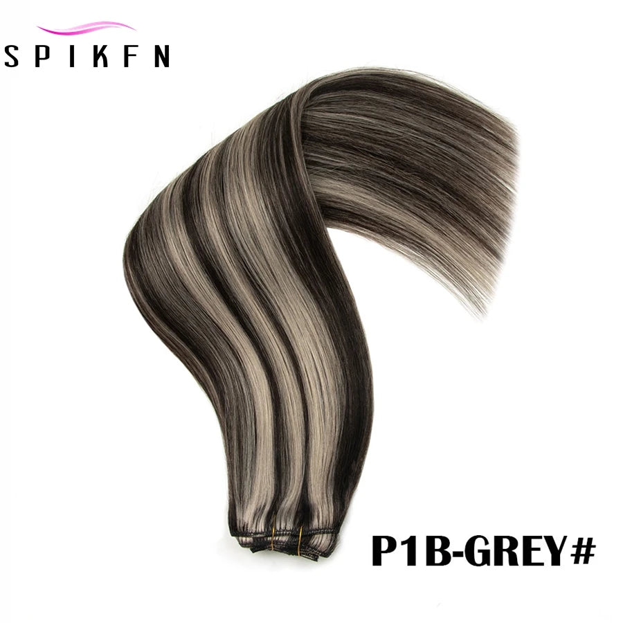 Straight 100% Human Hair Clip Ins - Various Options Available