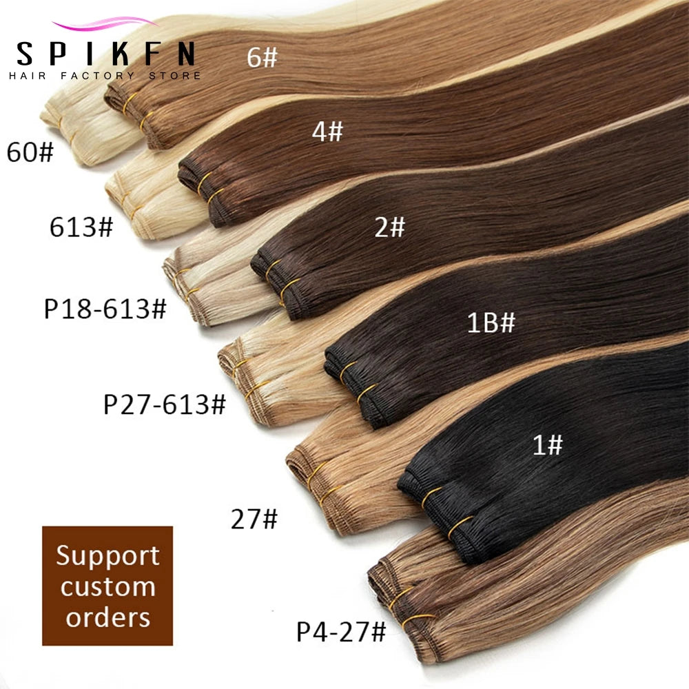 Straight 100% Human Hair Clip Ins - Various Options Available