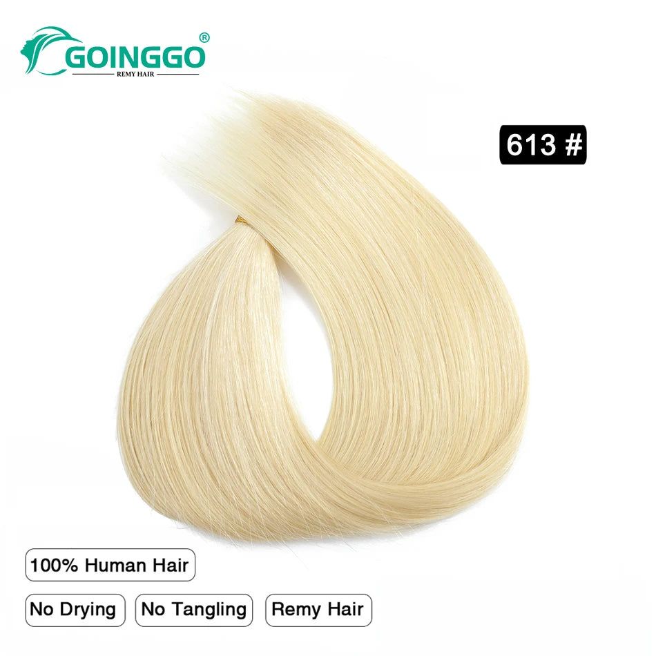 Straight V Part Human Hair Wig - Various Colors Available