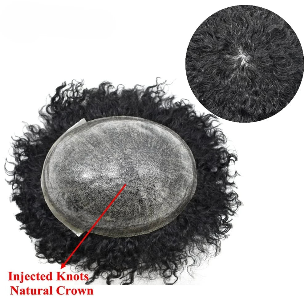 Kuin Kinky Curly - Injection PU Prosthesis Hair System - Various Options Available