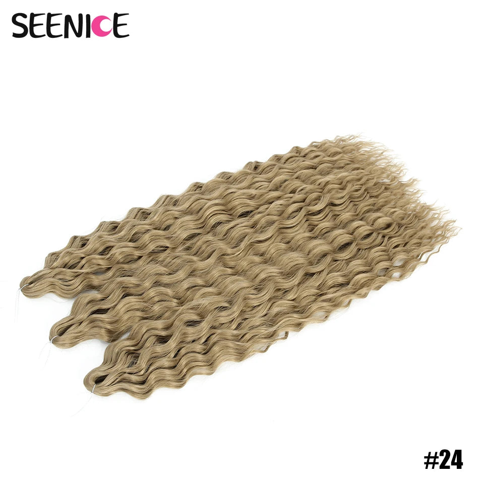 Synthetic Water Wave Twist Crochet Hair - Various Colors Available