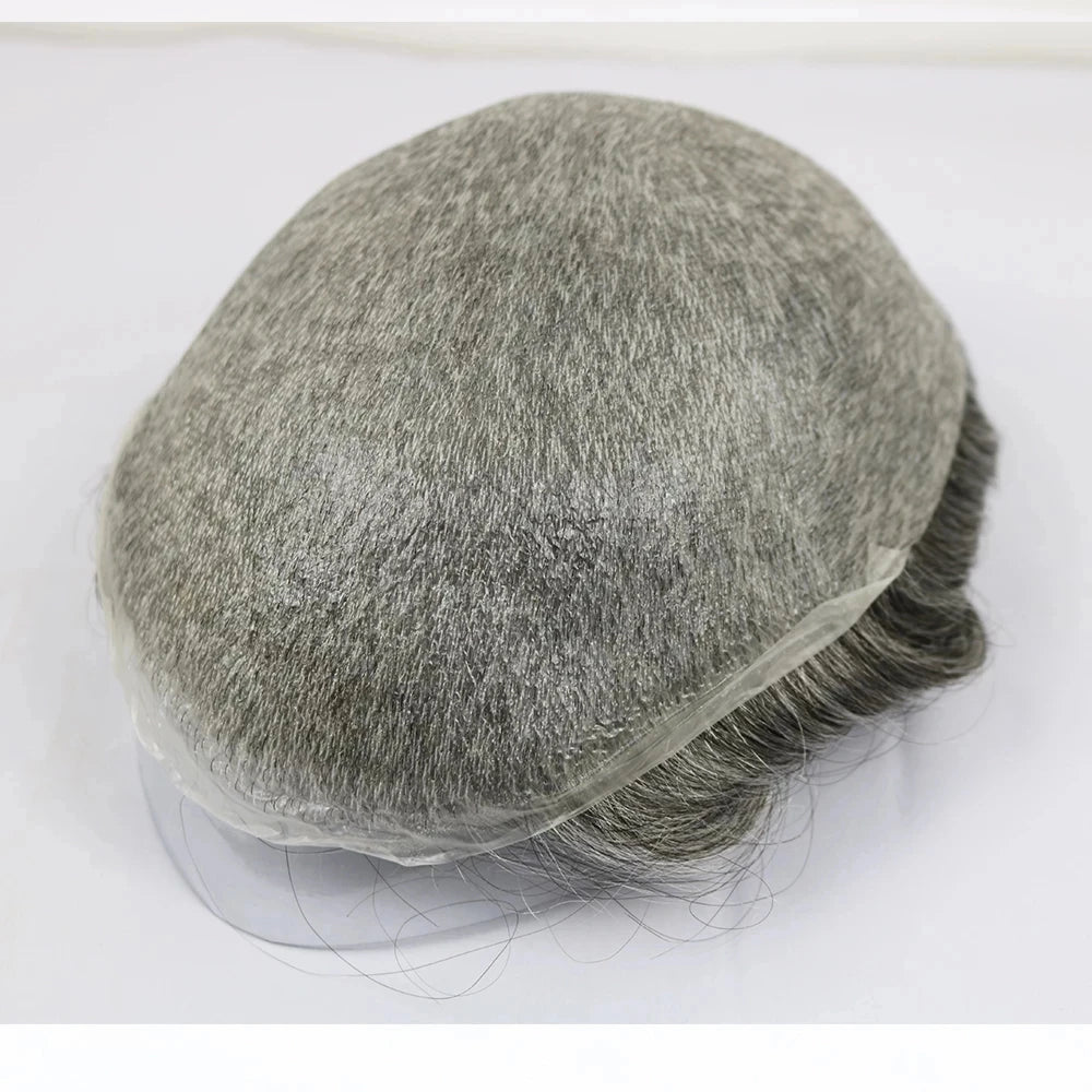 Thin 0.03mm Skin Natural Hairline 100% Human Hair Replacement System (Toupee) - Various Colors Available