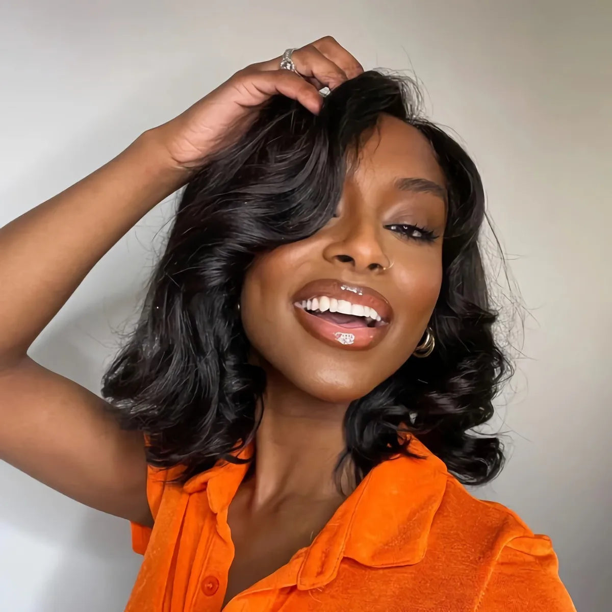 Body Wave Bob - Transparent Lace Frontal Human Hair Wig