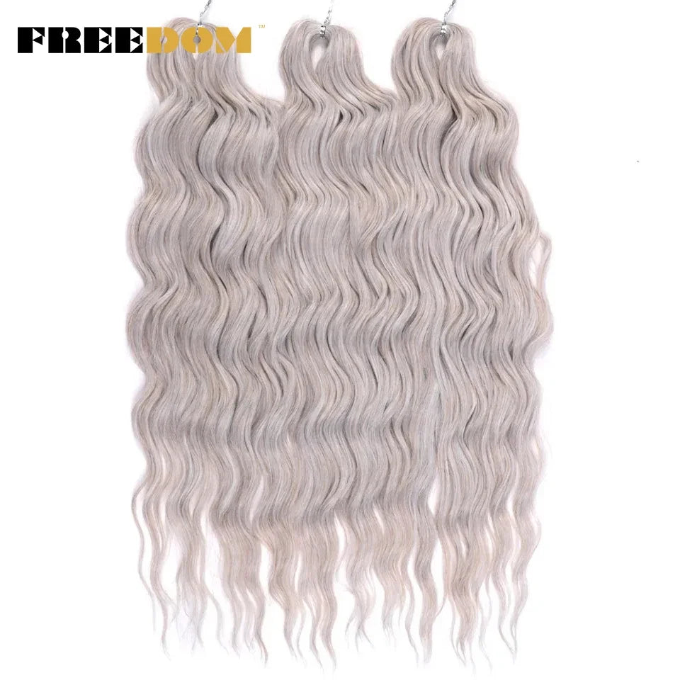 Deep Water Wave Synthetic 24inch Long Crochet Hair