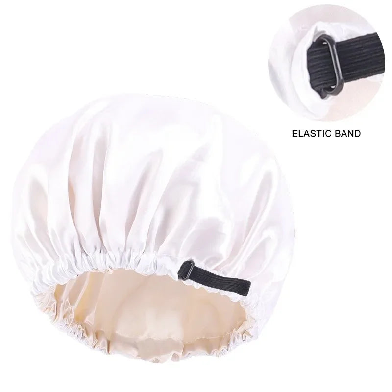 Girls Satin Wide Band Bonnet For Babies/Children