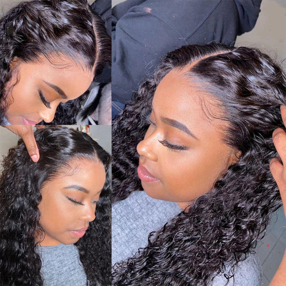 Water Wave Bundles With Frontal Closure - Peruvian Human Hair