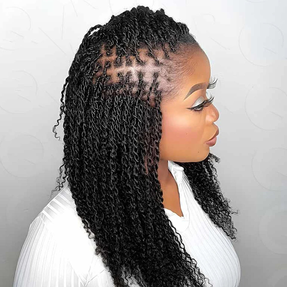 Afro Kinky Bulk Human Hair For Braiding (Lightweight) Various Colors Available