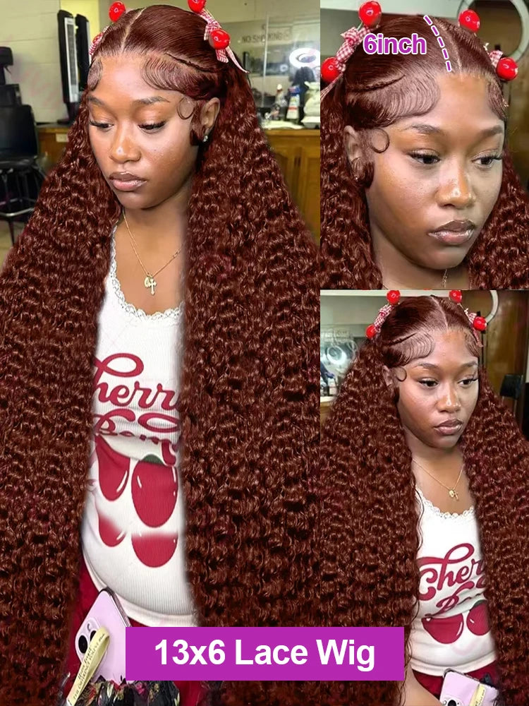 Deep Water Wave Curly - HD Lace Frontal Human Hair Wig
