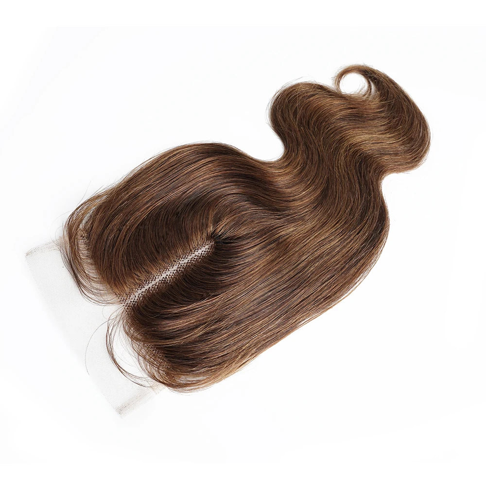 1PC Lace Closure Middle Part Body Wave Human Hair