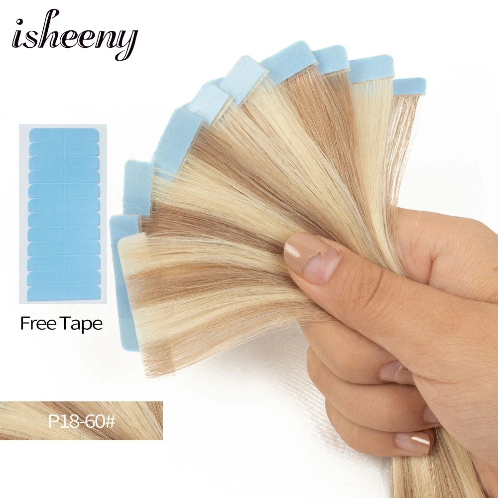 PU Skin Weft Invisible Tape-Ins Human Hair