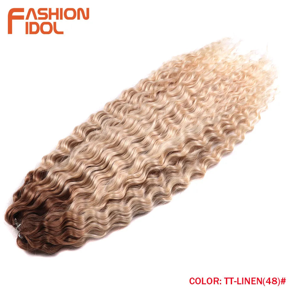 Water Wave Synthetic Crochet Hair - Various Colors Available