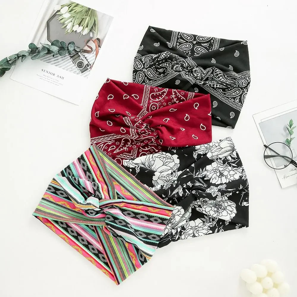 Women's Wide Twisted Headbands