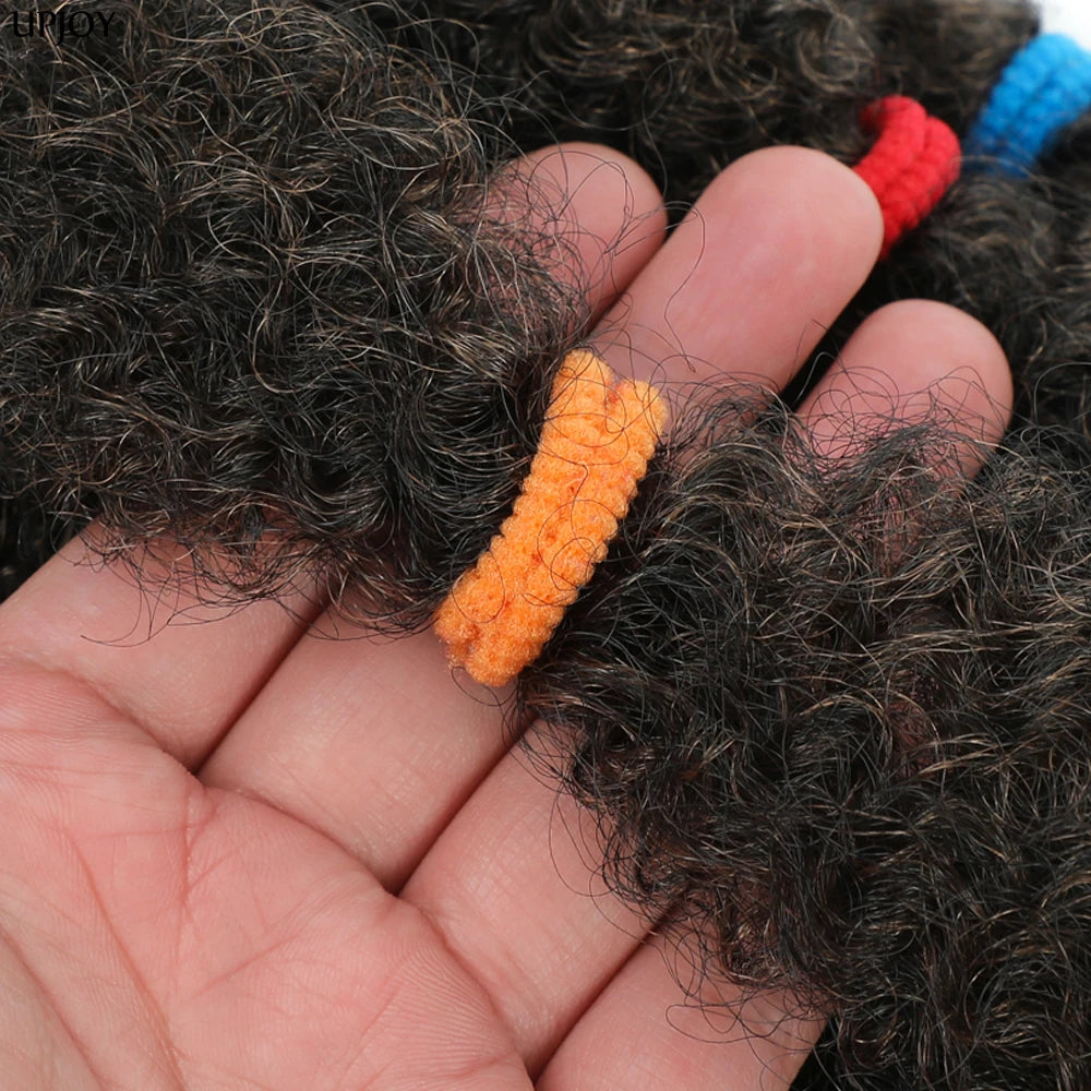 Afro Kinky Curly Marley Synthetic 12inch Hair - Various Colors Available