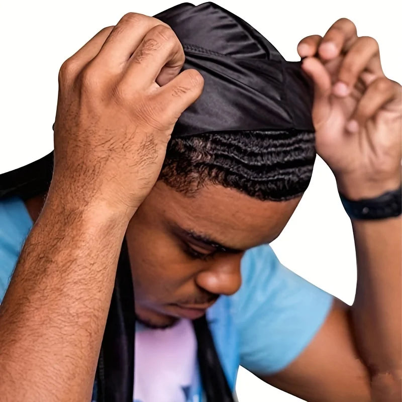 Men's Silk Durag/Wave Caps - Various Colors Available