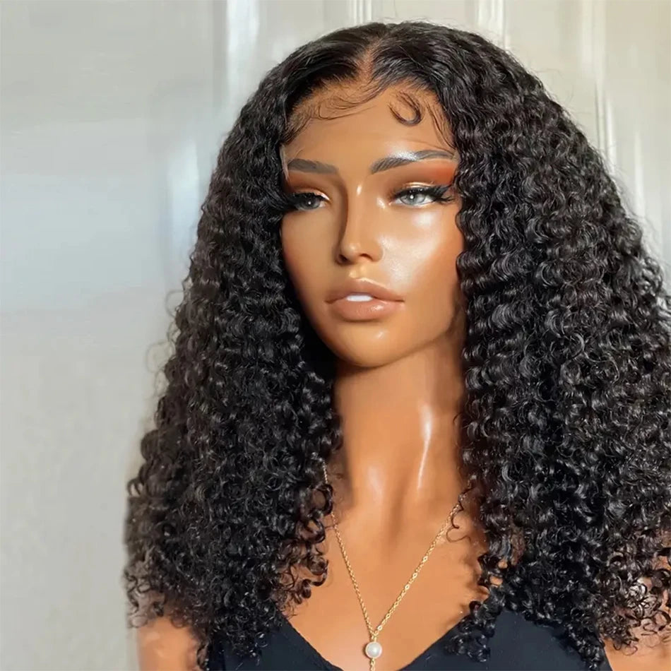 Deep Water Wave Curly Bob - Transparent Lace Frontal Glueless Wig