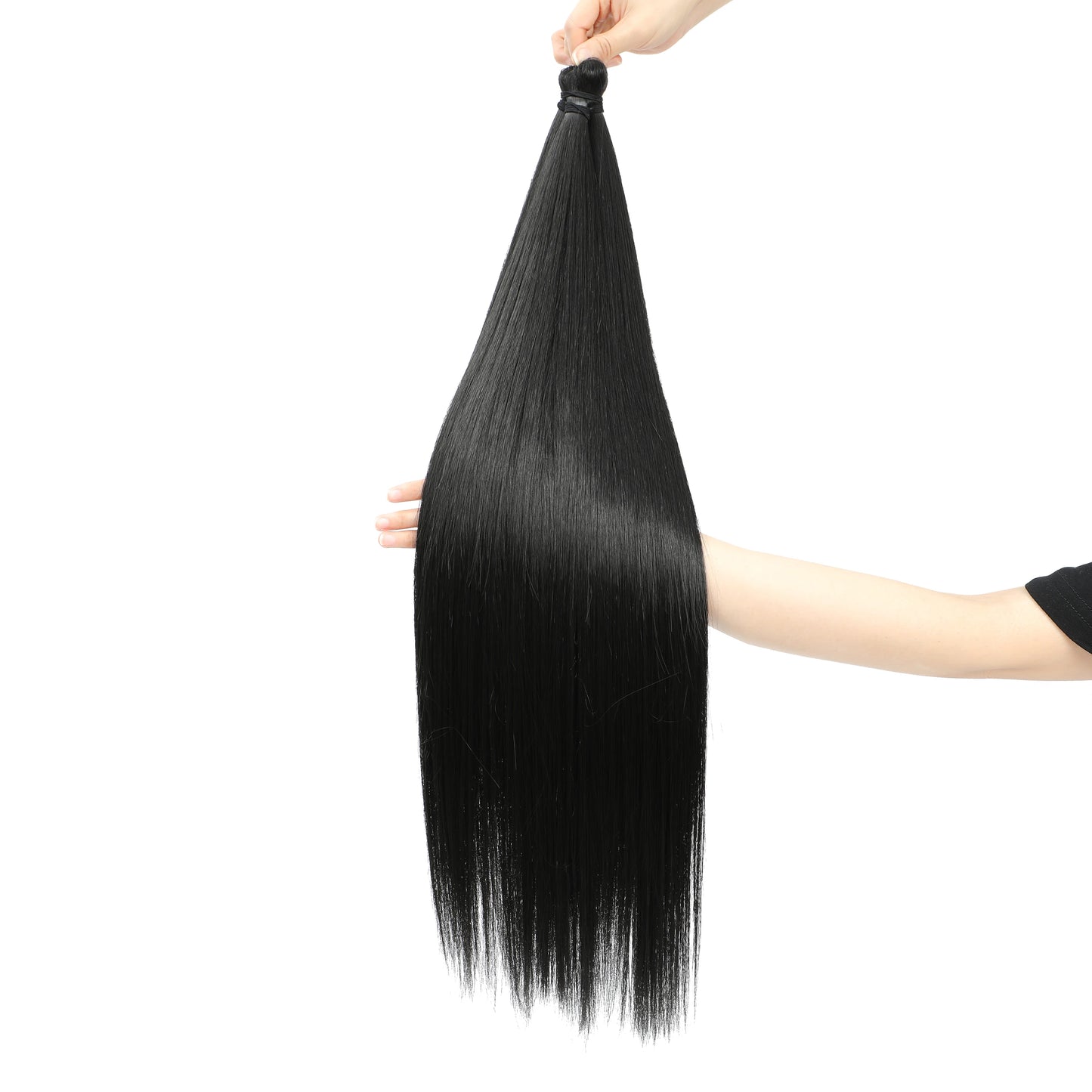 Straight Bundles Synthetic Crochet Hair Synthetic