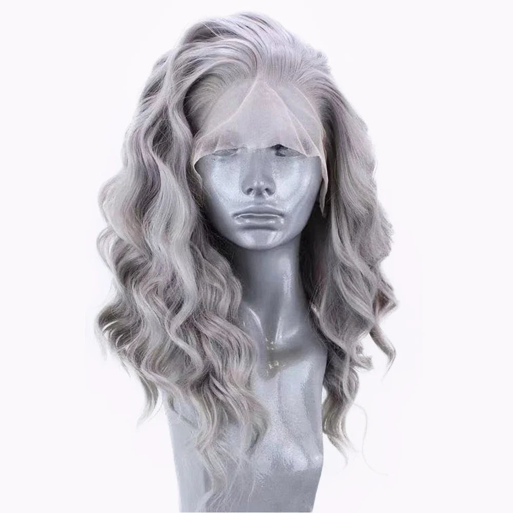 Water Wave Short Synthetic Lace Front Wigs - Various Colors Available