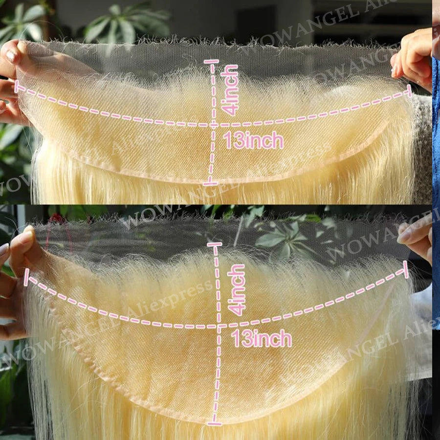 Body Wave 613 Blonde Ultra Thin HD Transparent Lace Frontal Deep Part