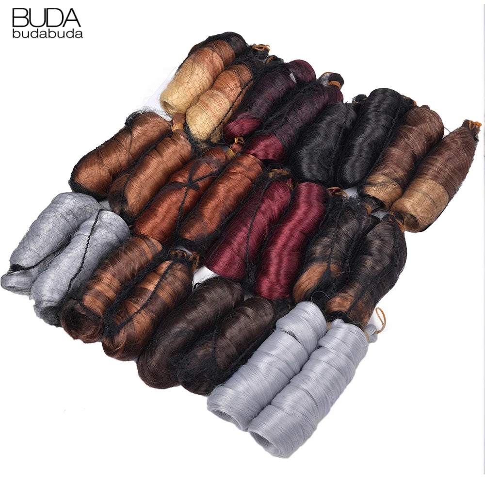 French Spiral Curls Synthetic Braiding Hair - Pre Stretched - Various Colors Available