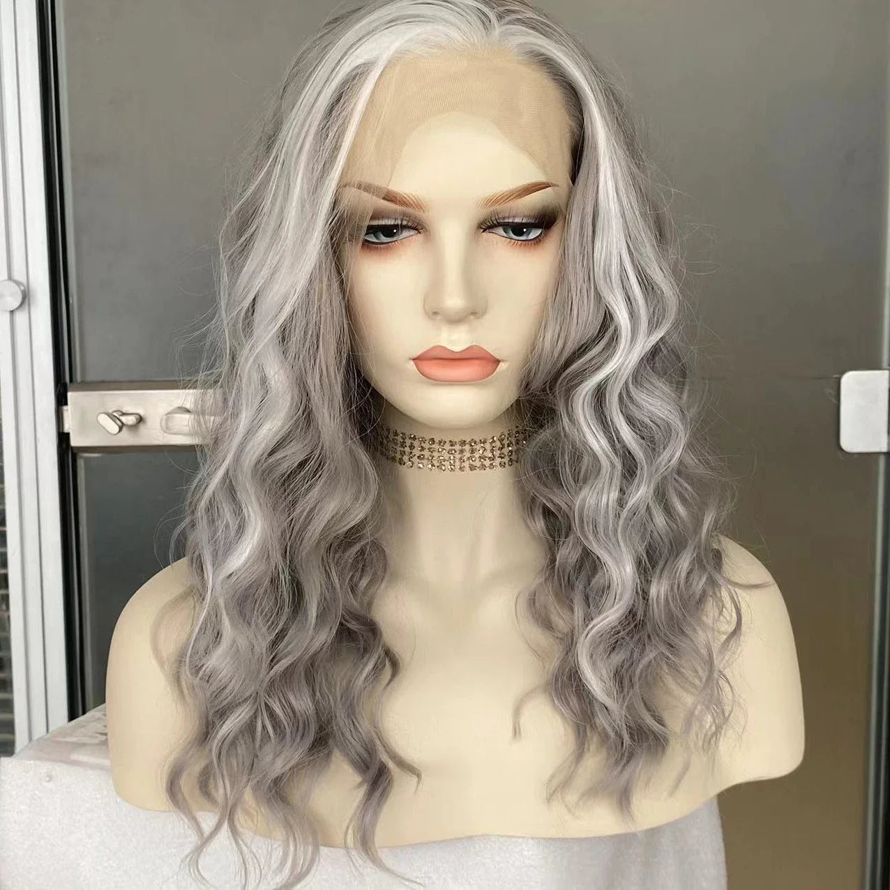 Water Wave Short Synthetic Lace Front Wigs - Various Colors Available