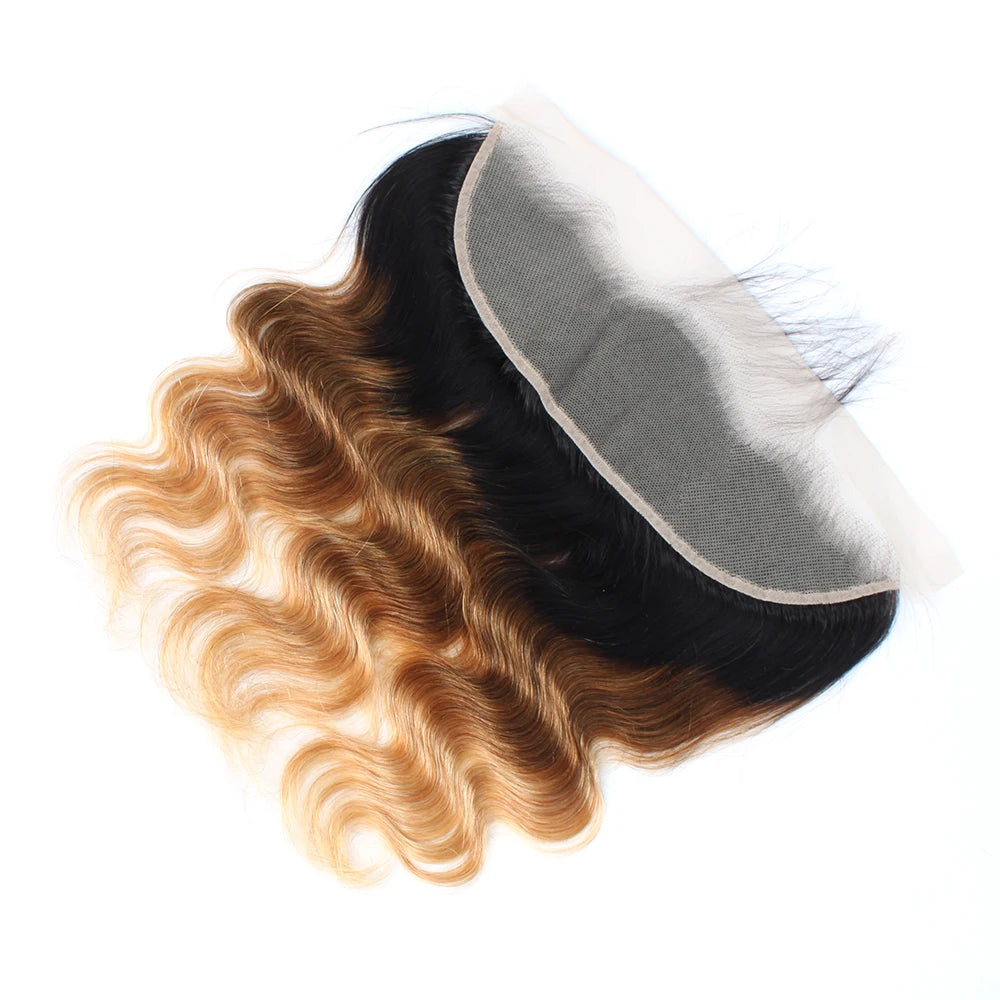 Remy Brazilian Body Wave Human Hair Lace Frontal With Baby Hair - Various Options Available