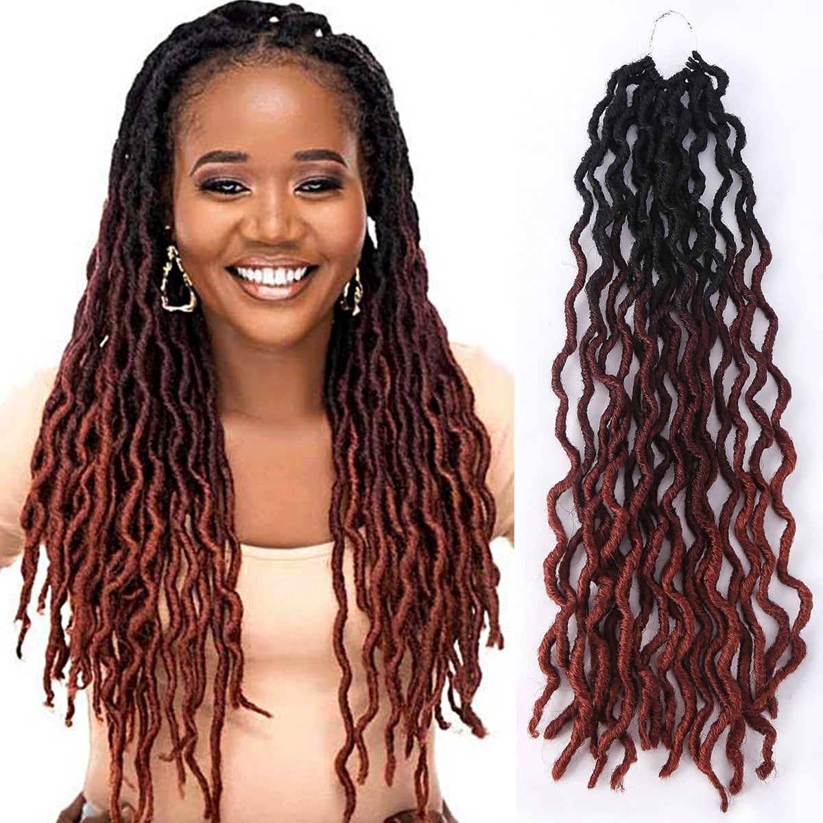 Goddess Faux Locs Synthetic Crochet Hair