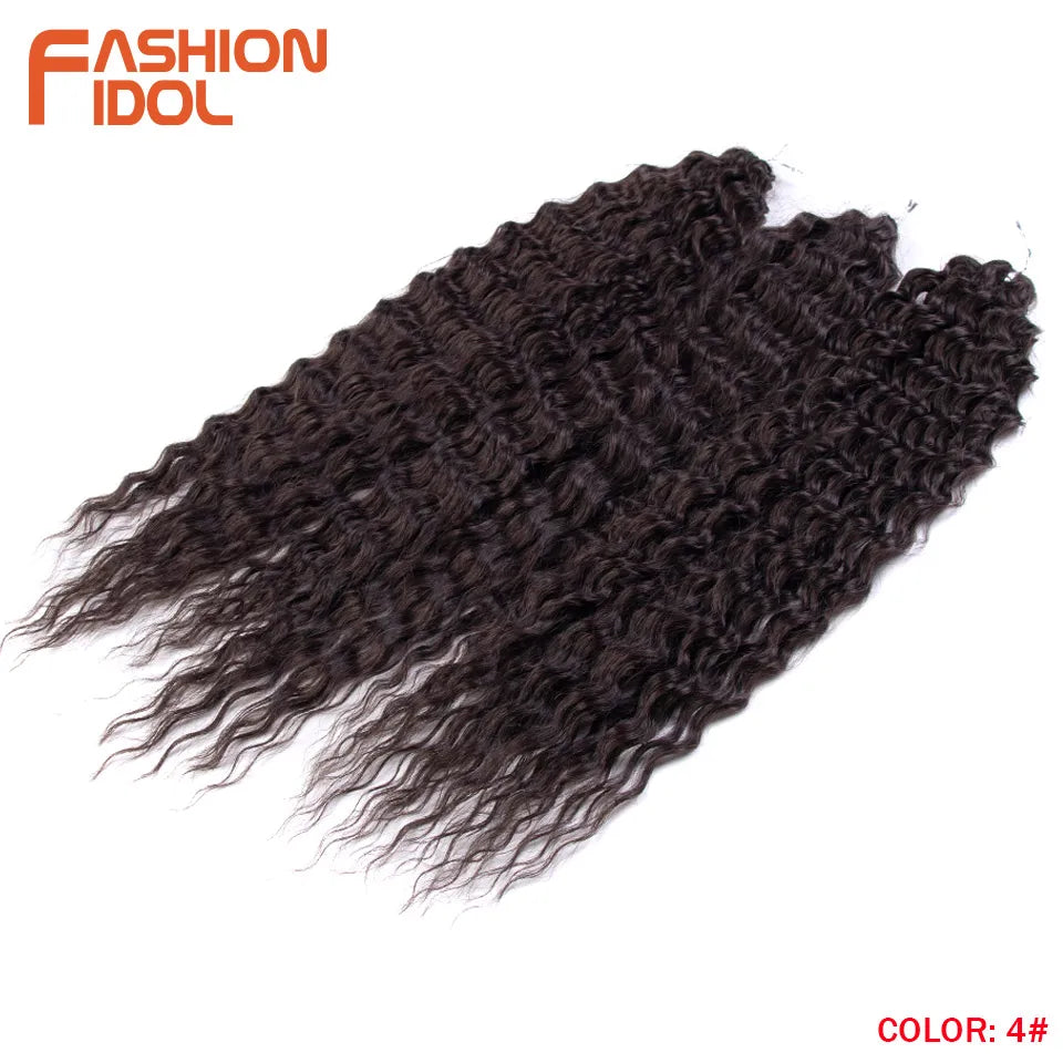 Water Wave Synthetic Crochet Hair 24 Inch - Various Colors Available