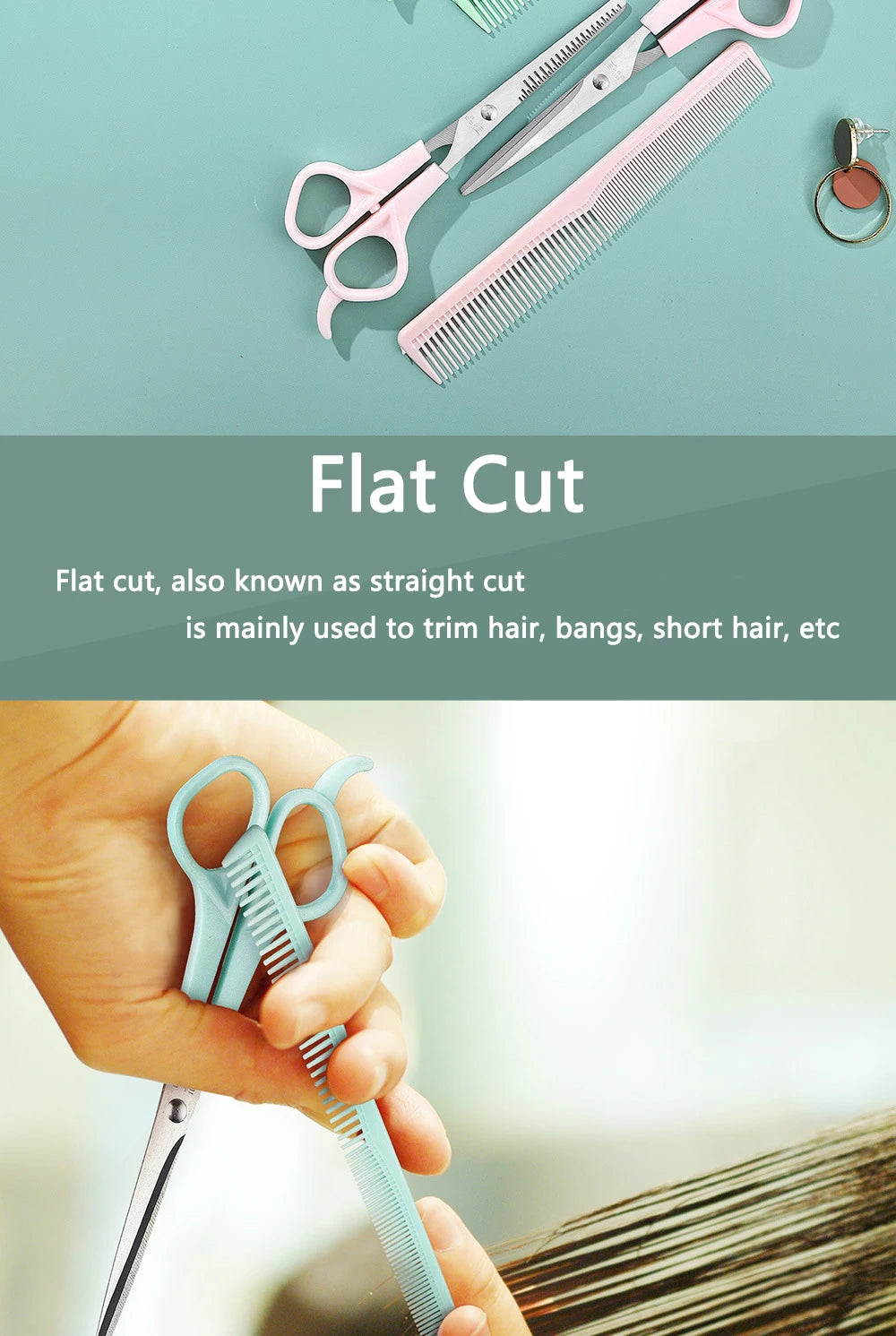 3Pc Salon Hairdressing Scissor Shear Set