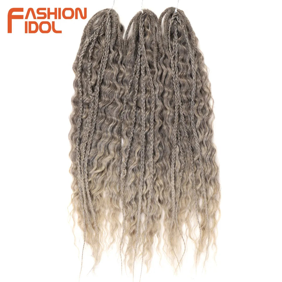 Water Wave Synthetic Crochet Hair 24 Inch - Various Colors Available