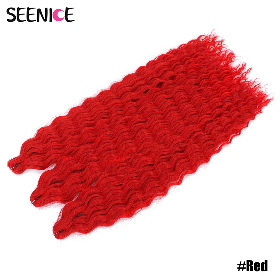Synthetic Water Wave Twist Crochet Hair - Various Colors Available
