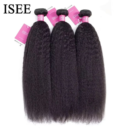 Kinky Straight Bundles 100% Human Hair