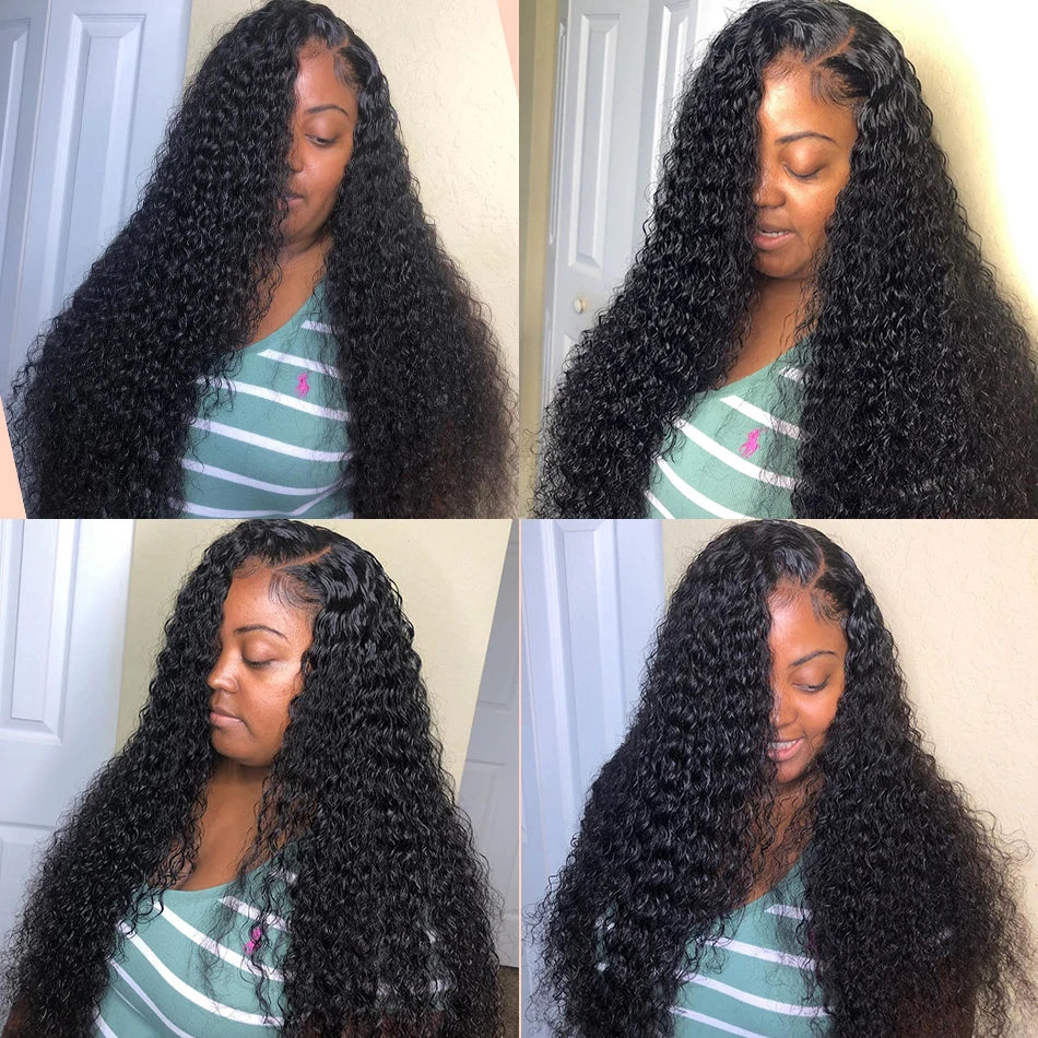 Mongolian Kinky Curly Raw Remy Human Hair Weave Bundles