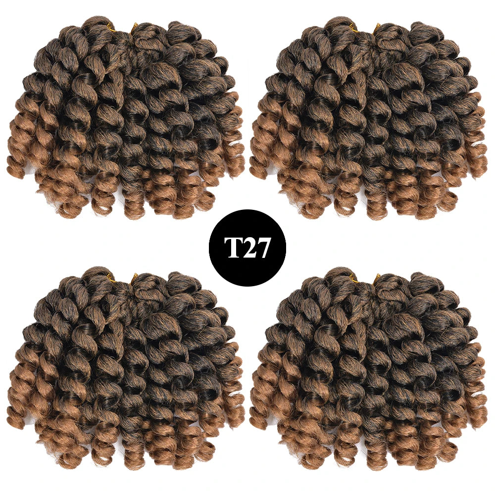 Jumpy Wand Curl Synthetic Crochet Hair