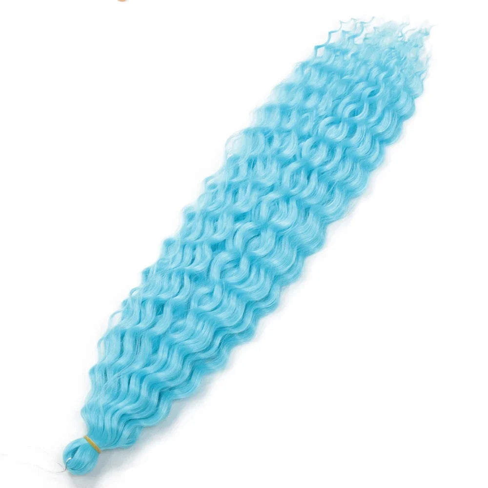 Water Wave Synthetic Crochet Hair - Various Colors Available