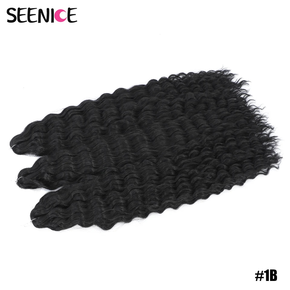 Synthetic Water Wave Twist Crochet Hair - Various Colors Available