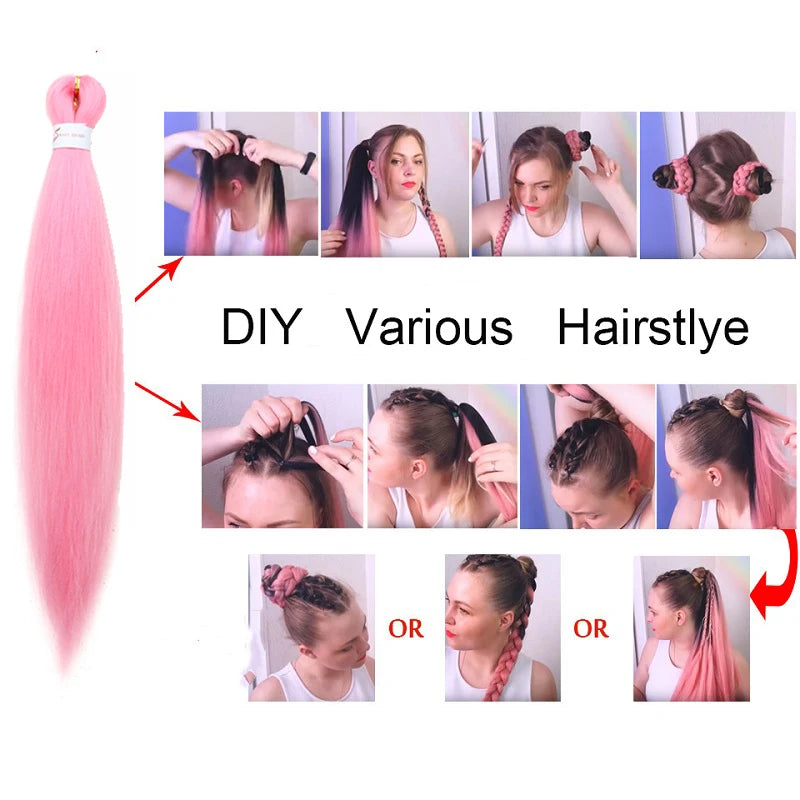 20Inch Yaki Synthetic Pre Stretched Braiding Hair