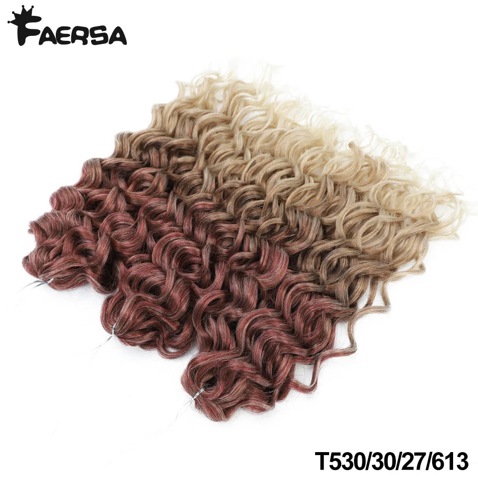 Deep Wavy Twist Synthetic Crochet Hair