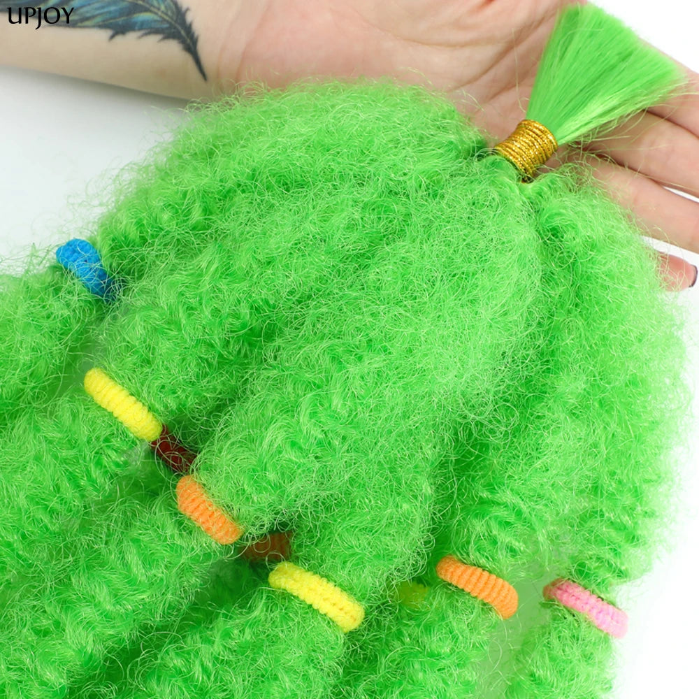 Afro Kinky Curly Marley Synthetic 12inch Hair - Various Colors Available