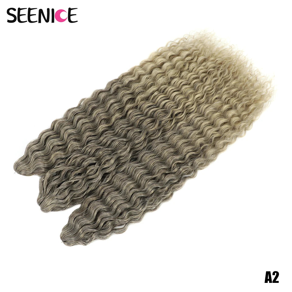 Synthetic Water Wave Twist Crochet Hair - Various Colors Available