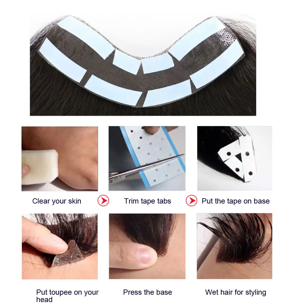 Vloop Thin PU Invisible Skin Human Hair Capillary Prothesis Frontal - Various Options Available