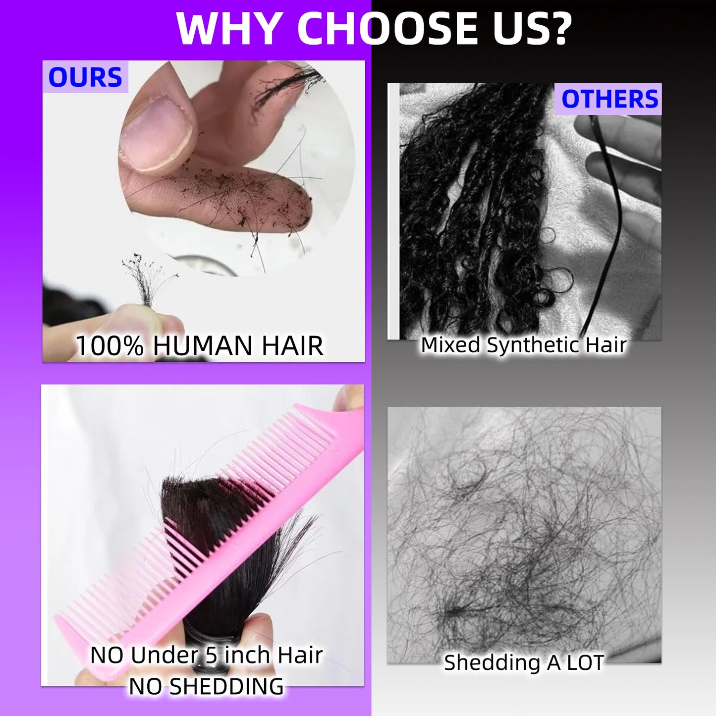 Deep Water Wave Unprocessed Human Hair Braiding