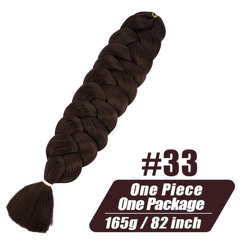 Xpression Kanekalon Synthetic Braiding Hair - Various Colors Available